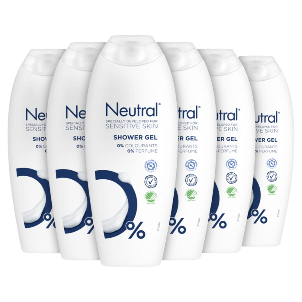 6x Neutral Showergel 1 6x Neutral Showergel