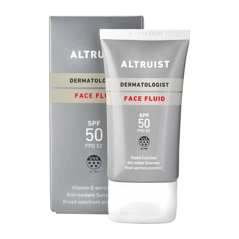 Altruist Zonnebrand Creme Face Fluid SPF 50 2 Altruist Zonnebrand Creme Face Fluid SPF 50 - Afbeelding 2