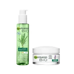 Garnier Bio Citroengras Reinigingsgel & Lavendel Dagcrème Pakket