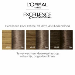 L'Oreal Lu0027Oréal Excellence Cool Cream 7.11 - Ultra Ash Blond 7 L'Oreal Lu0027Oréal Excellence Cool Cream 7.11 - Ultra Ash Blond -Verzorgingsproducten 1011792 4