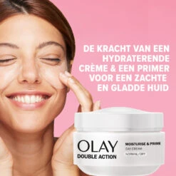 4x Olay Double Action Hydraterende Dagcrème En Primer -Verzorgingsproducten 1017495 3