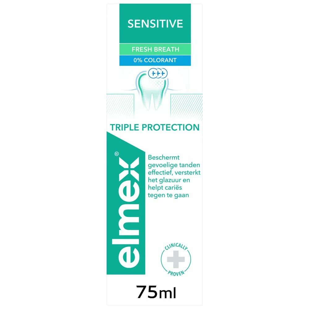 12x Elmex Sensitive Fresh Breath Tandpasta 1 12x Elmex Sensitive Fresh Breath Tandpasta