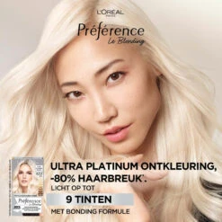 L'Oreal Lu0027Oréal Preference Haarkleuring Ultra Platinum - Platinum Blond - Ontkleuring -Verzorgingsproducten 1018806 3