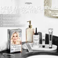 L'Oreal Lu0027Oréal Preference Haarkleuring Ultra Platinum - Platinum Blond - Ontkleuring -Verzorgingsproducten 1018806 4
