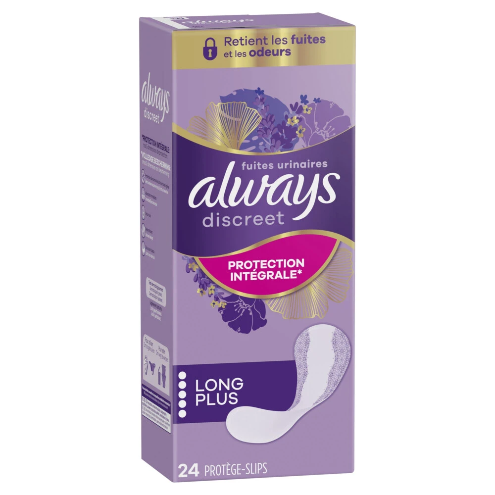 Always® 4x Always Discreet Long+ Inlegkruisjes Urineverlies 4 Always® 4x Always Discreet Long+ Inlegkruisjes Urineverlies - Afbeelding 4