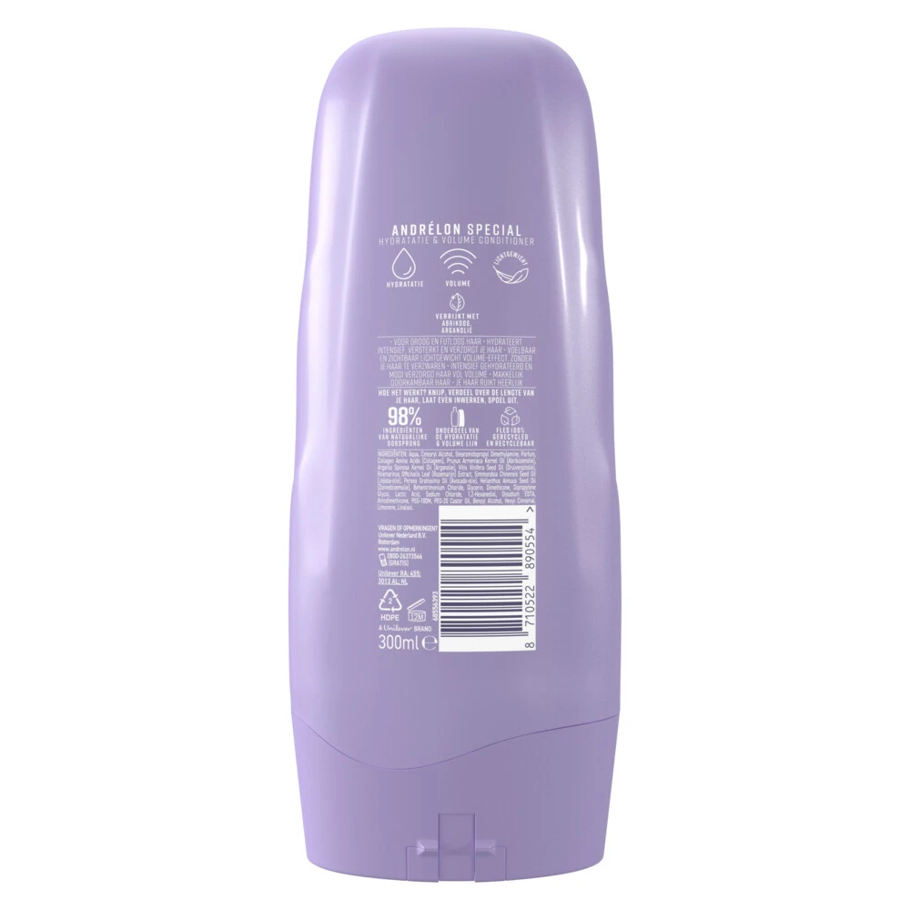 6x Andrelon Conditioner Special Hydratatie & Volume 2 6x Andrelon Conditioner Special Hydratatie & Volume - Afbeelding 2