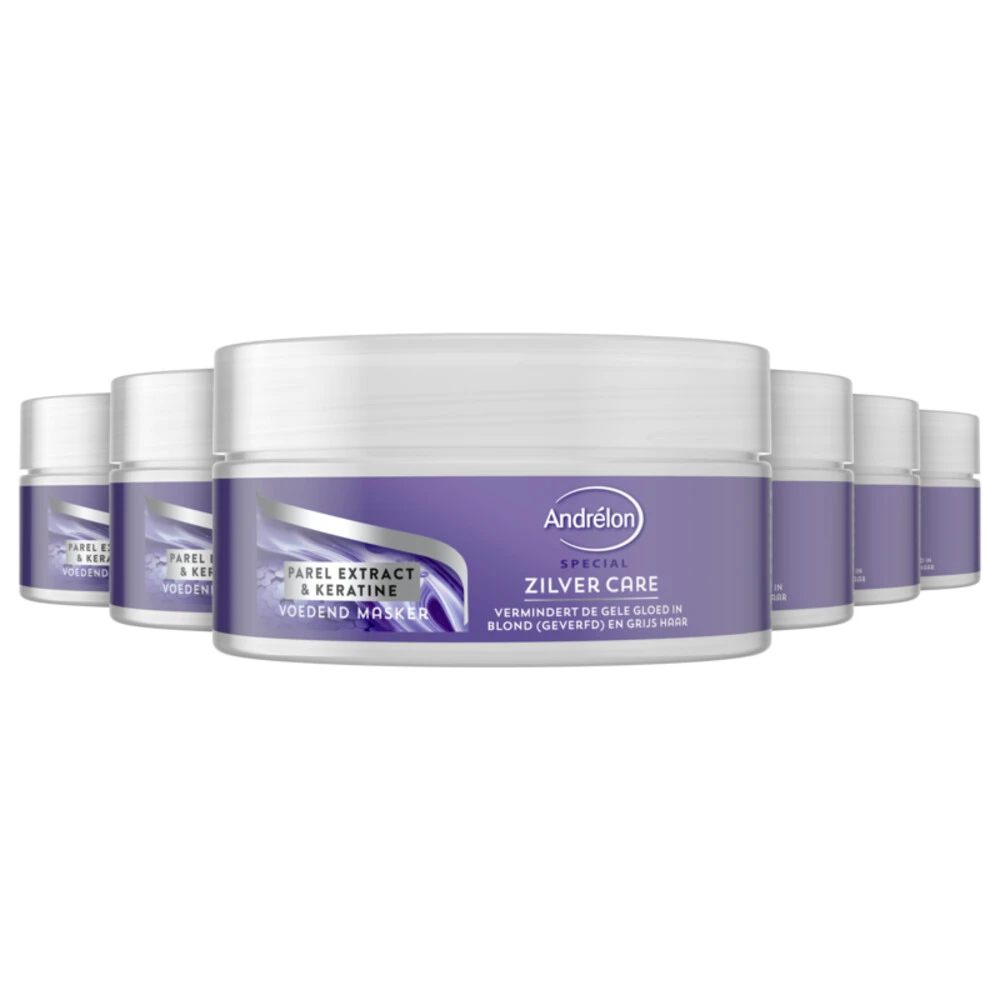6x Andrelon Special Voedend Masker Zilver Care 1 6x Andrelon Special Voedend Masker Zilver Care