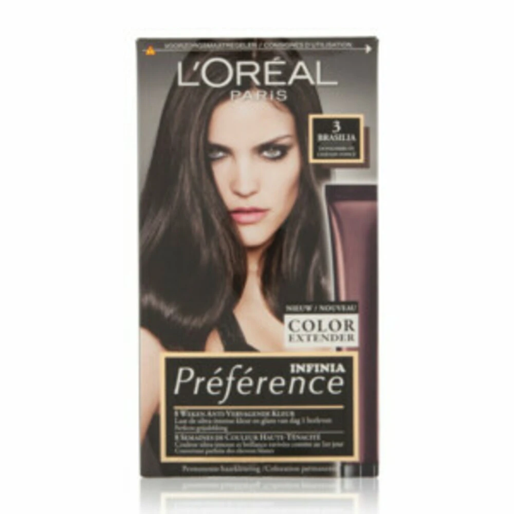 L'Oreal Lu0027Oréal Preference Haarkleuring 03 Brasilia - Donkerbruin + Magic Retouch Uitgroeispray Bruin 75 M Pakket 2 L'Oreal Lu0027Oréal Preference Haarkleuring 03 Brasilia - Donkerbruin + Magic Retouch Uitgroeispray Bruin 75 M Pakket - Afbeelding 2