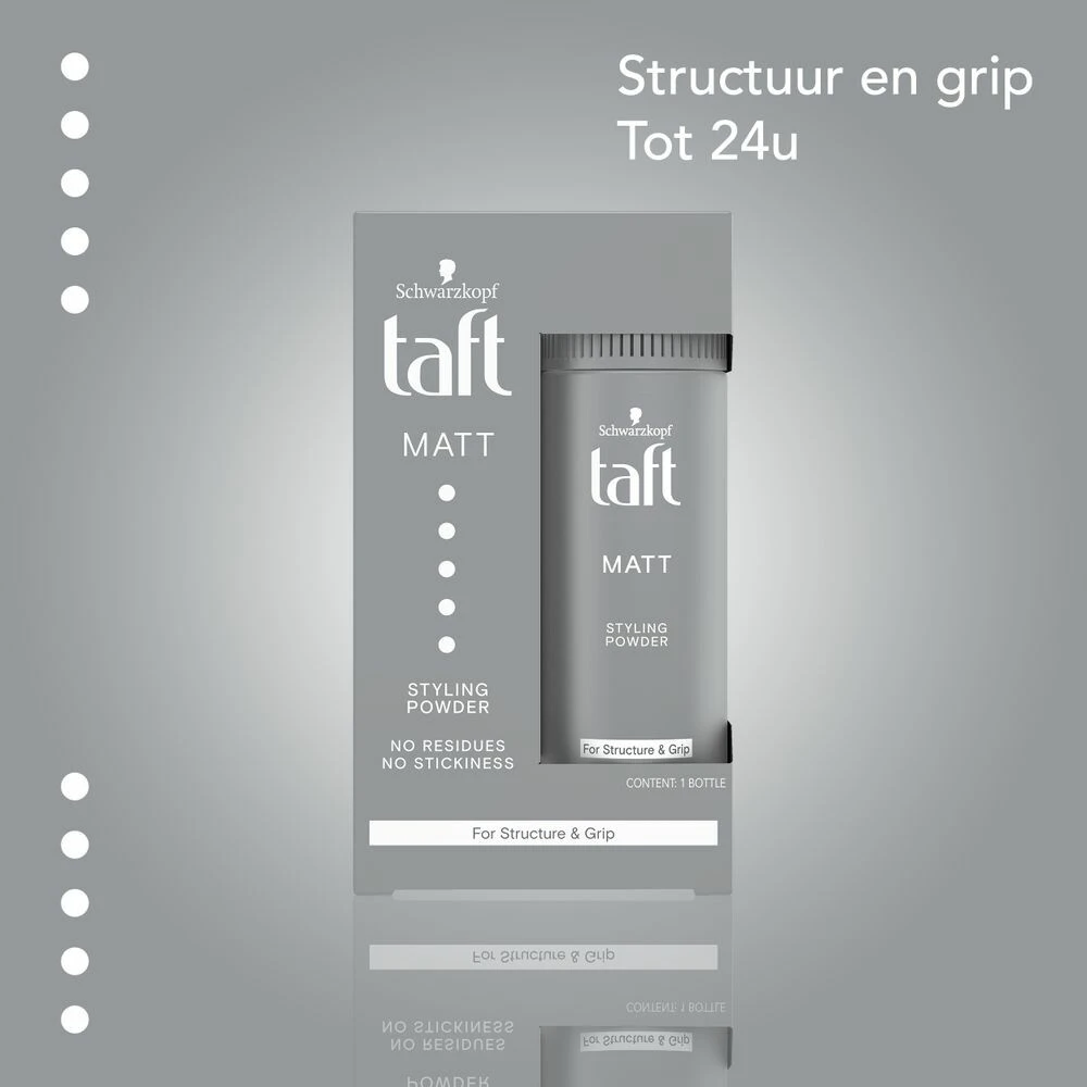 6x Taft Styling Poeder Matt 2 6x Taft Styling Poeder Matt - Afbeelding 2
