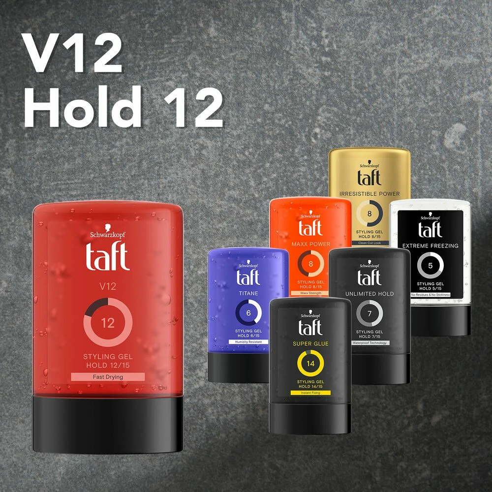6x Taft Styling Gel V12 4 6x Taft Styling Gel V12 - Afbeelding 4