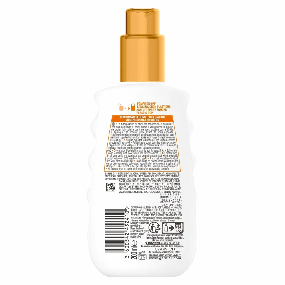 Garnier Ambre Solaire Ideal Bronze Zonnespray SPF 30 2 Garnier Ambre Solaire Ideal Bronze Zonnespray SPF 30 - Afbeelding 2