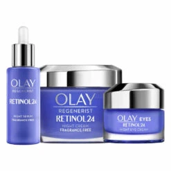 Olay Regenerist Retinol24 Nachtserum, Nachtcrème & Oogcrème Pakket