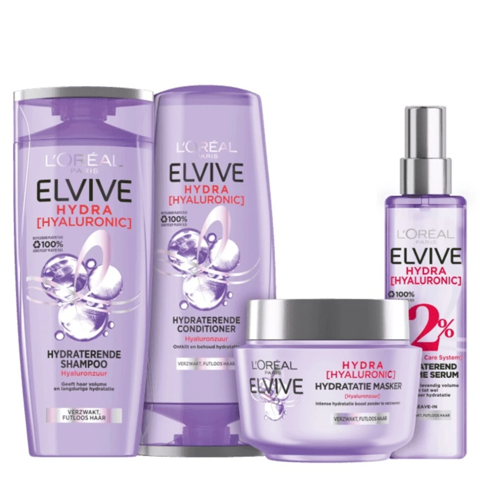 L'Oreal Lu0027Oréal Elvive Hydra Hyaluronic Pakket 1 L'Oreal Lu0027Oréal Elvive Hydra Hyaluronic Pakket