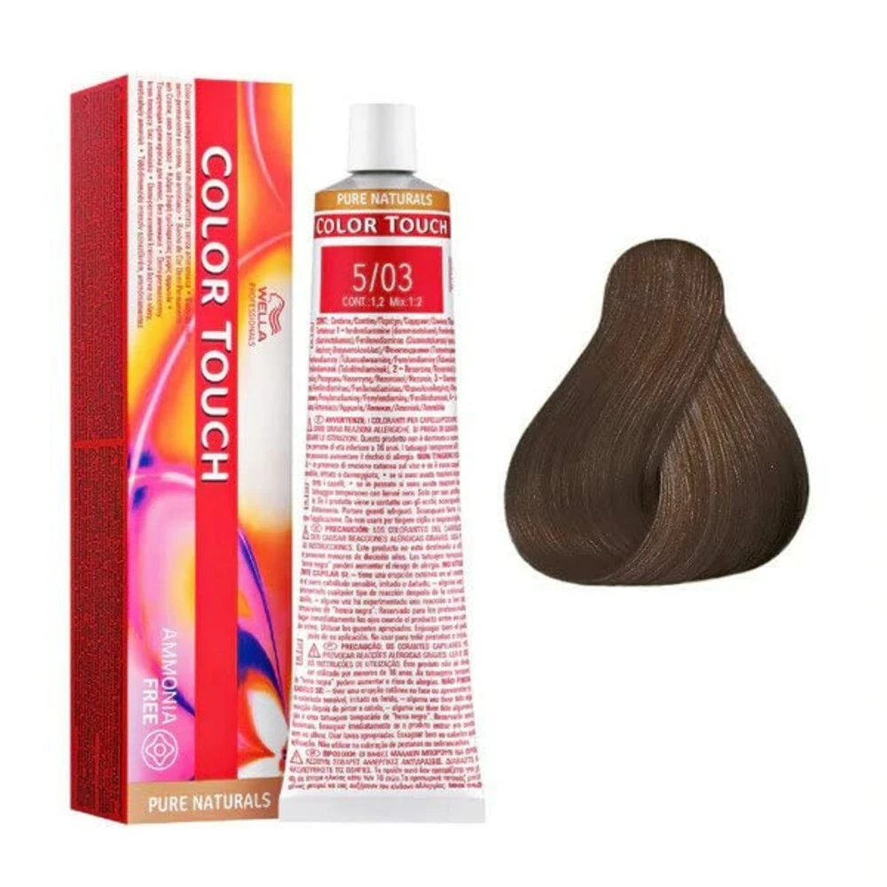 Wella Color Touch Rich Naturals 5/03 2 Wella Color Touch Rich Naturals 5/03 - Afbeelding 2