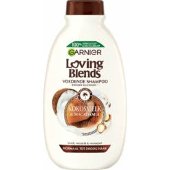 6x Garnier Loving Blends Kokosmelk En Macadamia Shampoo