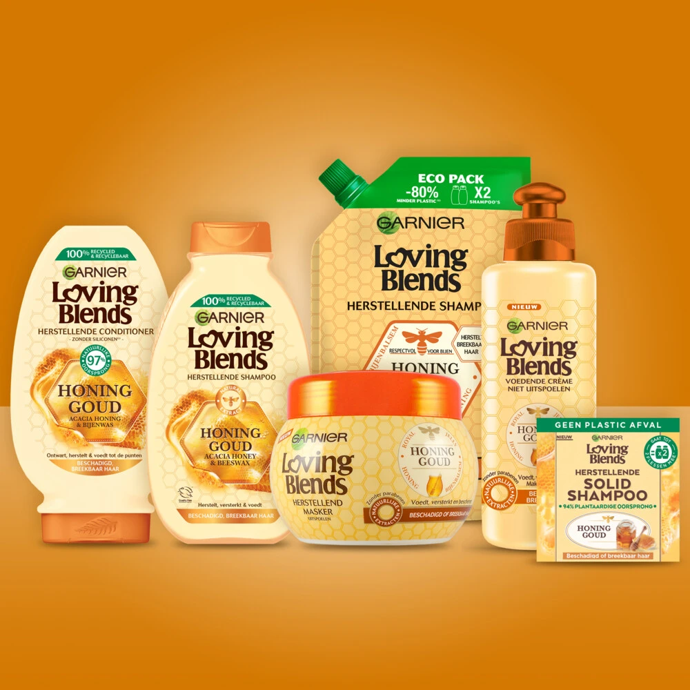 6x Garnier Loving Blends Shampoo Honing Goud 3 6x Garnier Loving Blends Shampoo Honing Goud - Afbeelding 3