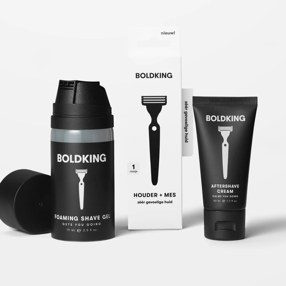 Boldking Boldking 3 In 1 Scheerset Zeer Gevoelige Huid 2 Boldking Boldking 3 In 1 Scheerset Zeer Gevoelige Huid - Afbeelding 2