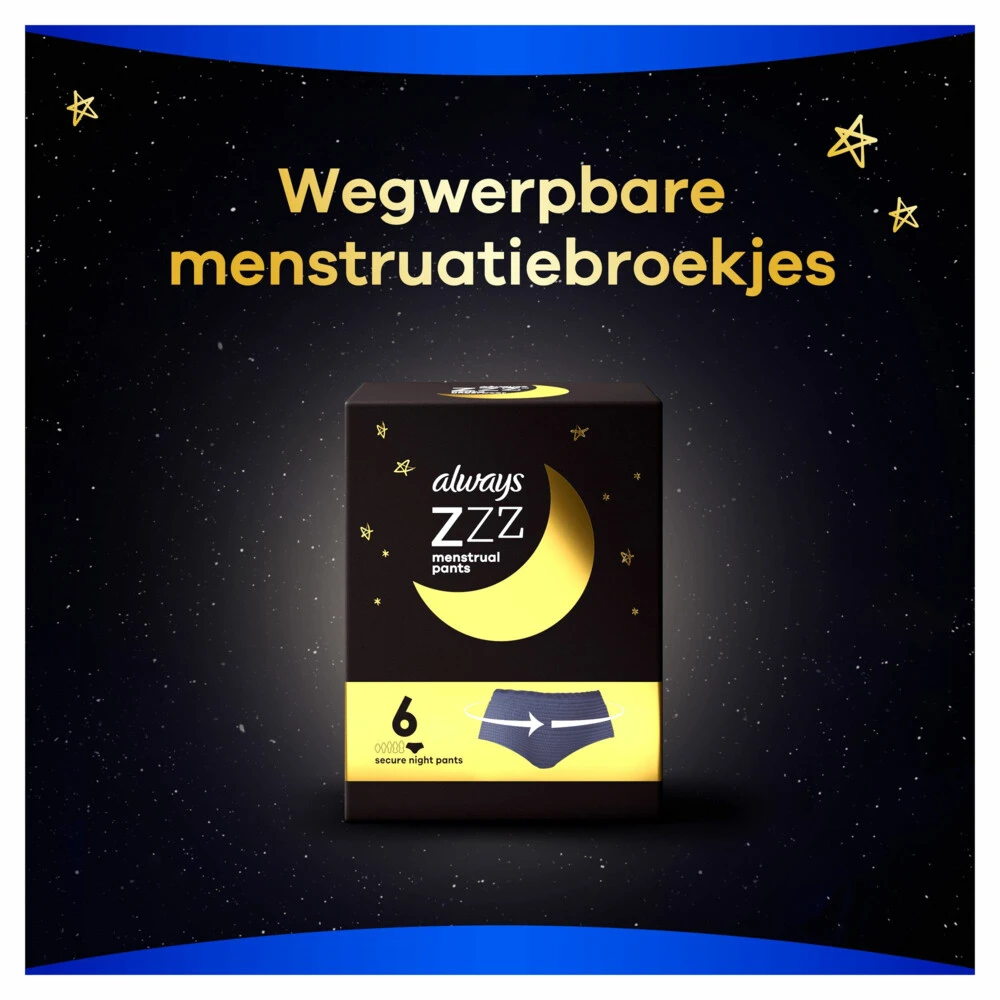 Always® Always Zzz Menstruatiebroekjes 5 Always® Always Zzz Menstruatiebroekjes - Afbeelding 5