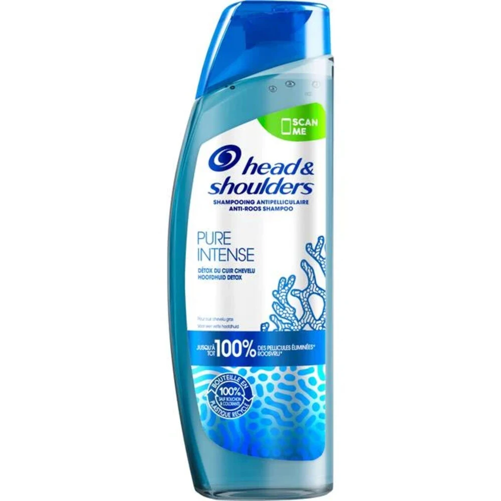 6x Head & Shoulders Pure Intense Hoofdhuid Detox Anti-Roos Shampoo 1 6x Head & Shoulders Pure Intense Hoofdhuid Detox Anti-Roos Shampoo