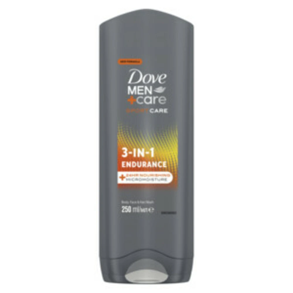 6x Dove Men+Care Sport Endurance+Comfort 3-in-1 Body, Face & Hair Wash 2 6x Dove Men+Care Sport Endurance+Comfort 3-in-1 Body, Face & Hair Wash - Afbeelding 2