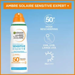 Garnier Ambre Solaire Sensitive Expert+ Beschermende Mist Spray SPF 50+ -Verzorgingsproducten 1067267 3
