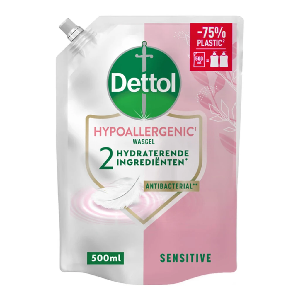 6x Dettol Refill Handzeep Sensitive 1 6x Dettol Refill Handzeep Sensitive