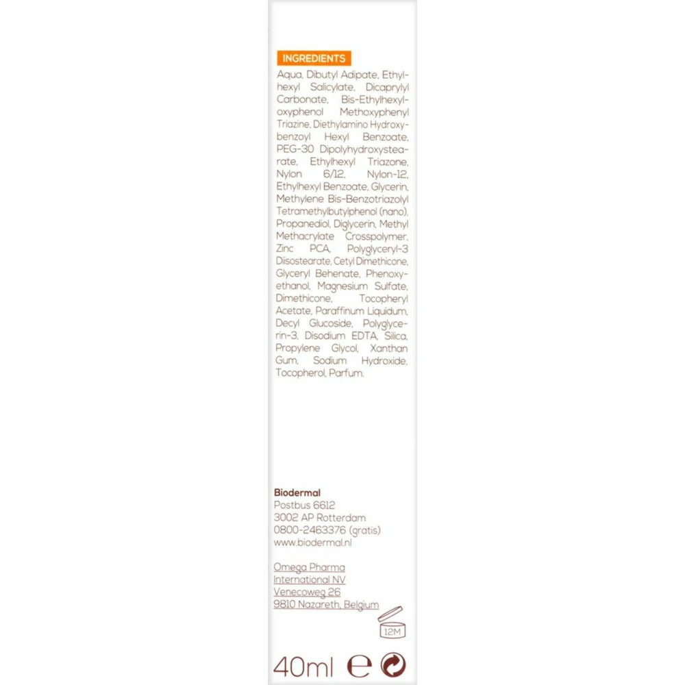 Biodermal Zonnefluïde Gezicht Matterend SPF 50 3 Biodermal Zonnefluïde Gezicht Matterend SPF 50 - Afbeelding 3