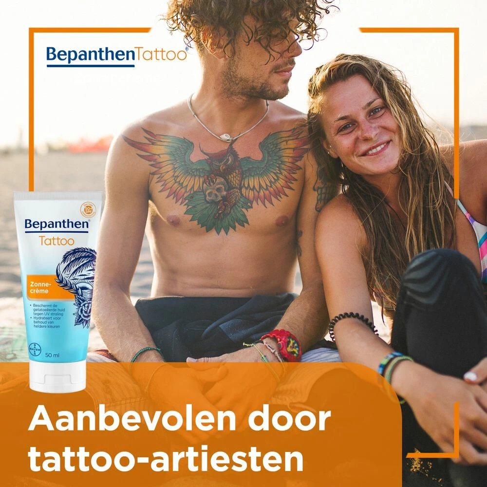 Bepanthen Tattoo Zonnecrème 3 Bepanthen Tattoo Zonnecrème - Afbeelding 3