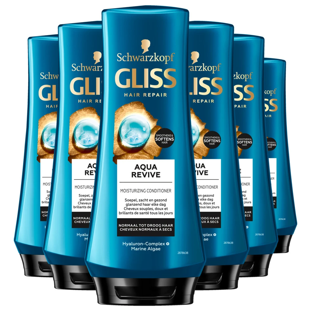 6x Gliss Aqua Revive Conditioner 1 6x Gliss Aqua Revive Conditioner