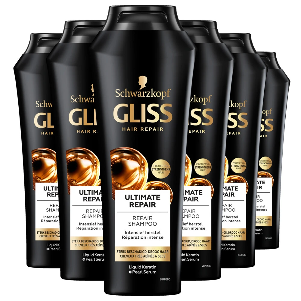 6x Gliss Shampoo Ultimate Repair 1 6x Gliss Shampoo Ultimate Repair