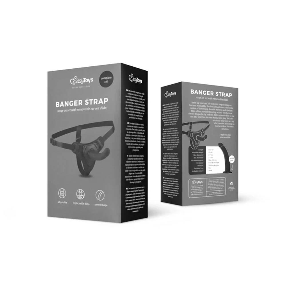 Easytoys Siliconen Strap-On Dildo 2 Easytoys Siliconen Strap-On Dildo - Afbeelding 2