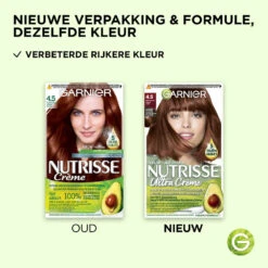 Garnier Nutrisse Crème 45 - Mahoniebruin 7 Garnier Nutrisse Crème 45 - Mahoniebruin -Verzorgingsproducten 132108 4
