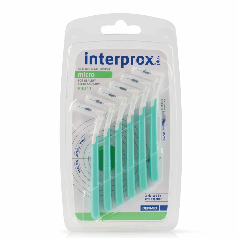 3x Interprox Plus Micro 2.4 Mm Groen 1 3x Interprox Plus Micro 2.4 Mm Groen