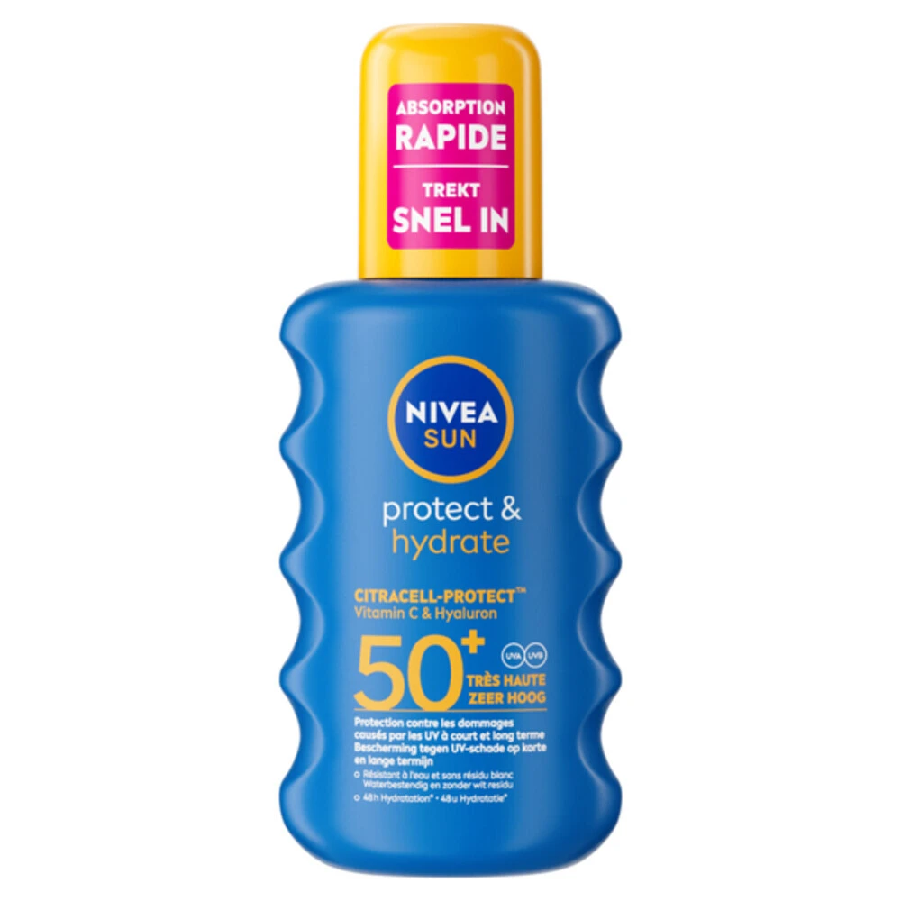 Nivea Sun Protect & Hydrate Zonnespray SPF 50+ 1 Nivea Sun Protect & Hydrate Zonnespray SPF 50+
