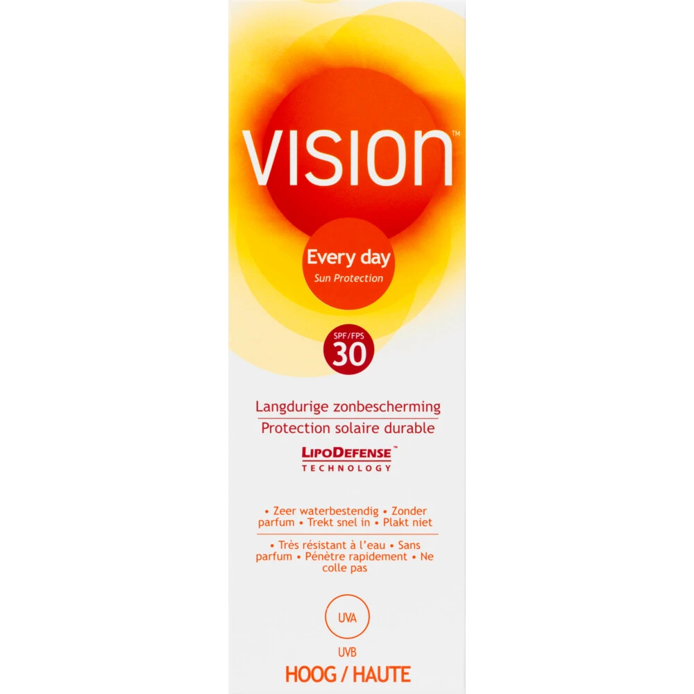 Vision Zonnebrand Every Day Sun SPF 30 1 Vision Zonnebrand Every Day Sun SPF 30