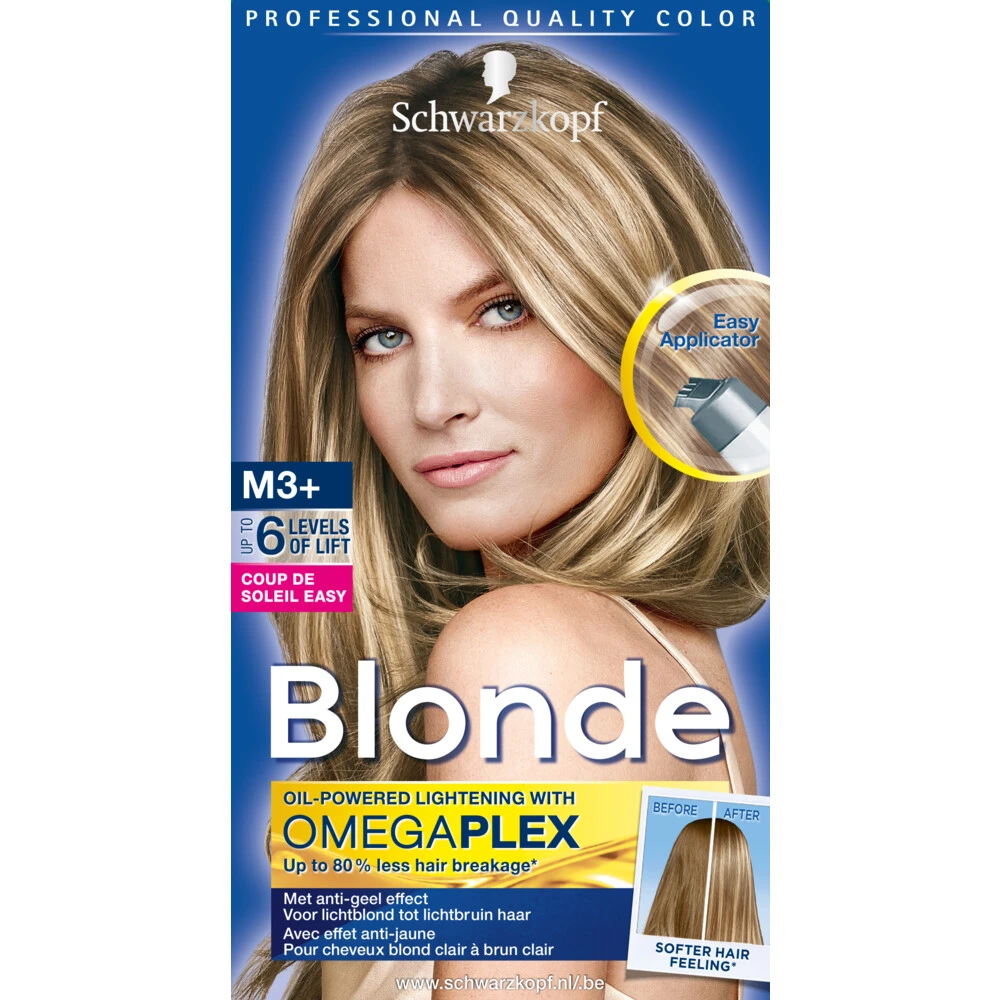 Schwarzkopf Permanente Blondering Coupe De Soleil Easy M3+ 1 Schwarzkopf Permanente Blondering Coupe De Soleil Easy M3+