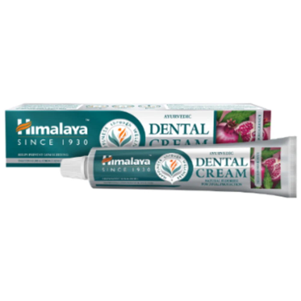 3x Himalaya Herbals Dental Cream Neem & Pomegranate Tandpasta 1 3x Himalaya Herbals Dental Cream Neem & Pomegranate Tandpasta