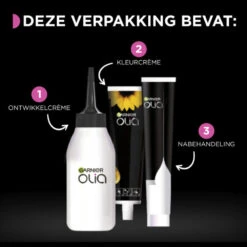 Garnier Olia Haarverf 1.0 - Nacht Zwart 6 Garnier Olia Haarverf 1.0 - Nacht Zwart -Verzorgingsproducten 928320 3