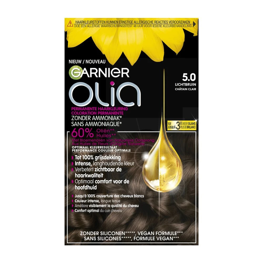 Garnier Olia Haarverf 5.0 - Bruin 1 Garnier Olia Haarverf 5.0 - Bruin