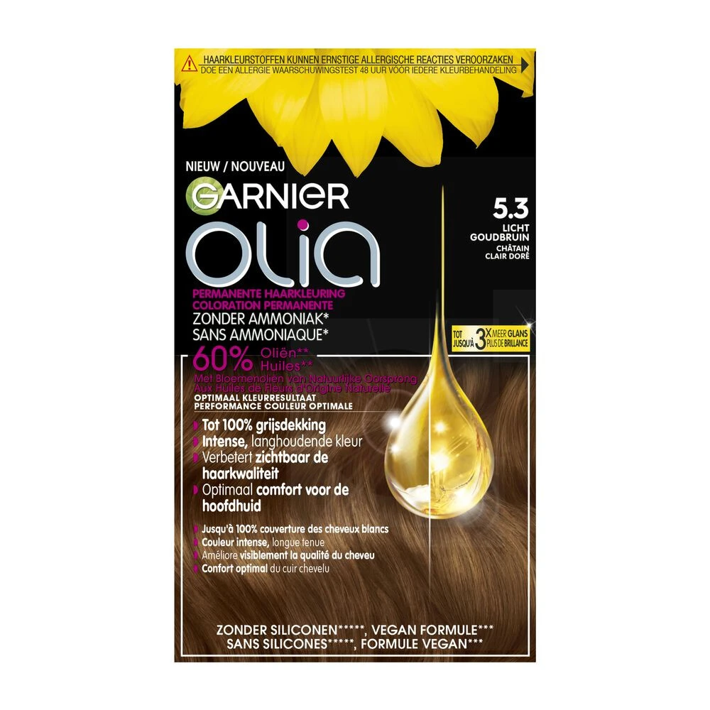 Garnier Olia Haarverf 5.3 - Goudbruin 1 Garnier Olia Haarverf 5.3 - Goudbruin