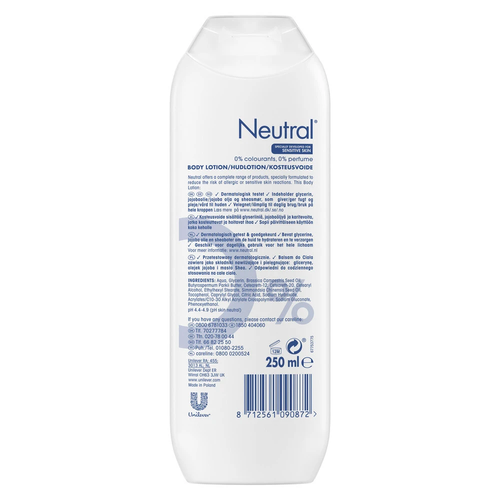 6x Neutral Bodylotion 0% 2 6x Neutral Bodylotion 0% - Afbeelding 2