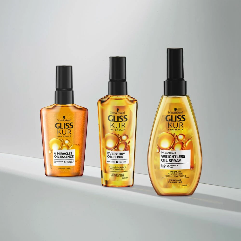 6x Gliss 6 Miracles Oil Essence 4 6x Gliss 6 Miracles Oil Essence - Afbeelding 4