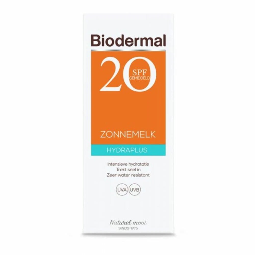 Biodermal Hydraplus Zonnemelk SPF 20 1 Biodermal Hydraplus Zonnemelk SPF 20