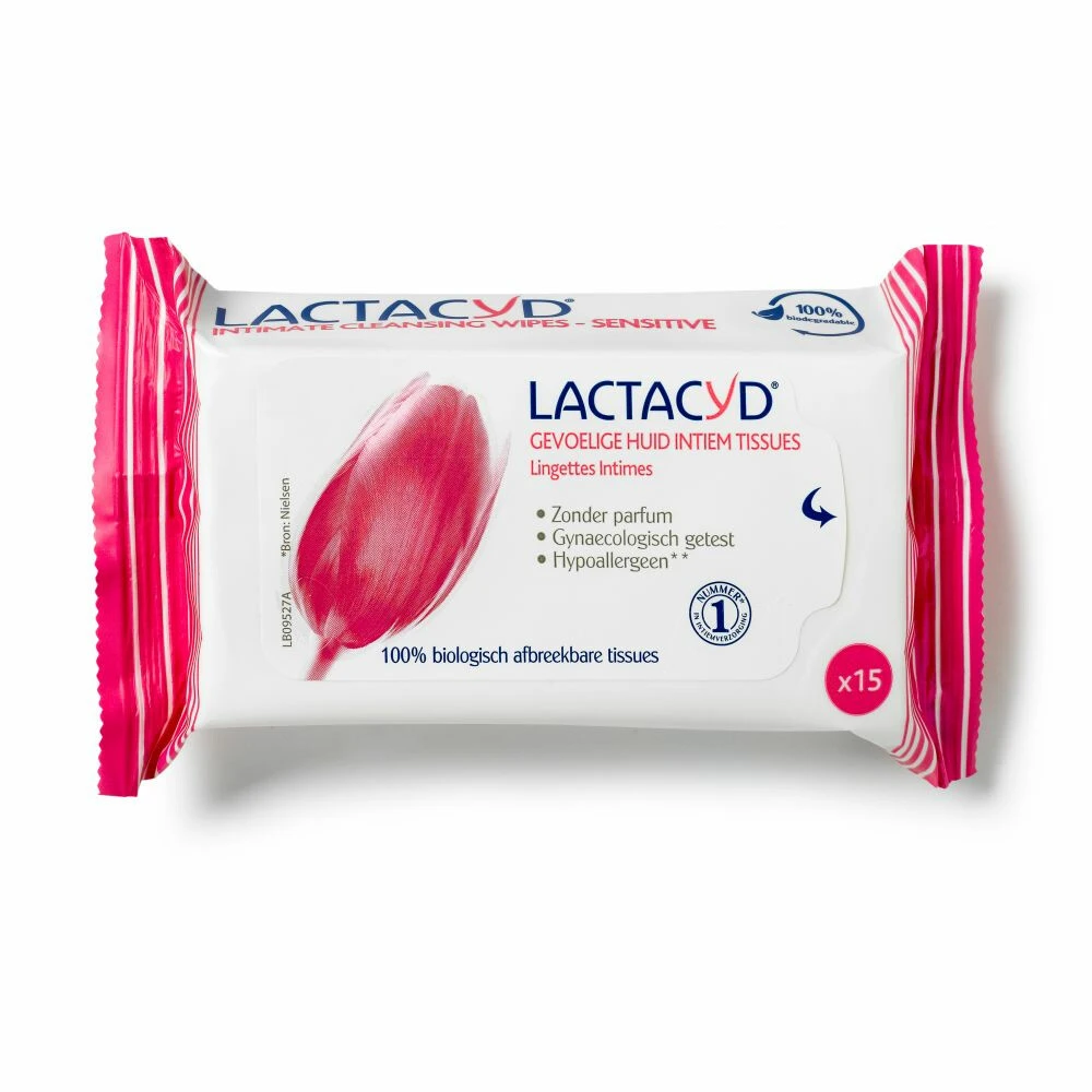 5x Lactacyd Tissues Gevoelige Huid 1 5x Lactacyd Tissues Gevoelige Huid