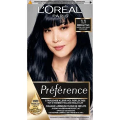 L'Oreal Lu0027Oréal Preference Haarkleuring 1.1 Manhattan - Intens IJzig Zwart