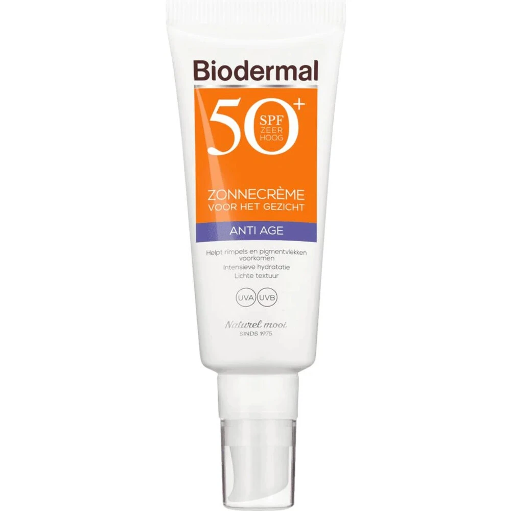 2x Biodermal Zonnecreme Gezicht Anti Age SPF 50+ 2 2x Biodermal Zonnecreme Gezicht Anti Age SPF 50+ - Afbeelding 2