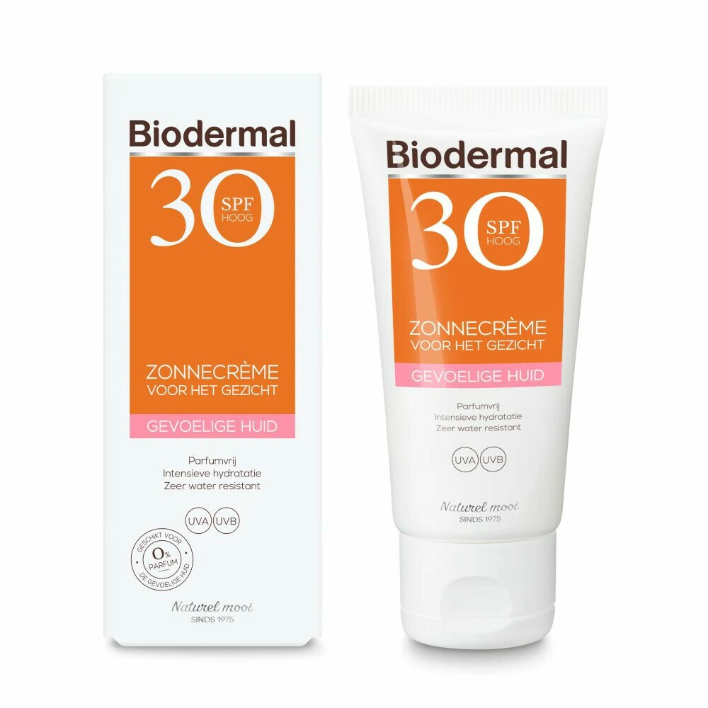 2x Biodermal Zonnecreme Gezicht Gevoelige Huid SPF 30 2 2x Biodermal Zonnecreme Gezicht Gevoelige Huid SPF 30 - Afbeelding 2