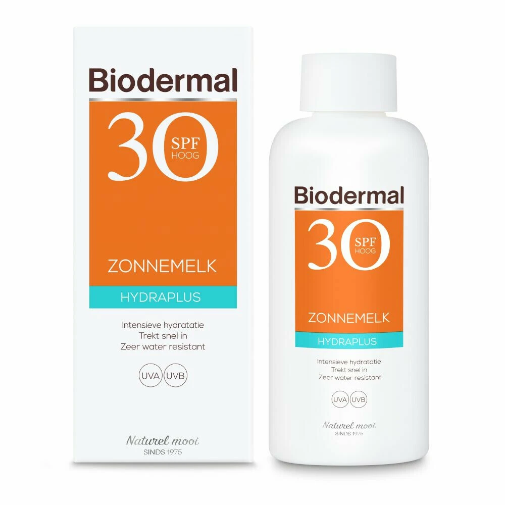 Biodermal Hydraplus Zonnemelk SPF 30 2 Biodermal Hydraplus Zonnemelk SPF 30 - Afbeelding 2