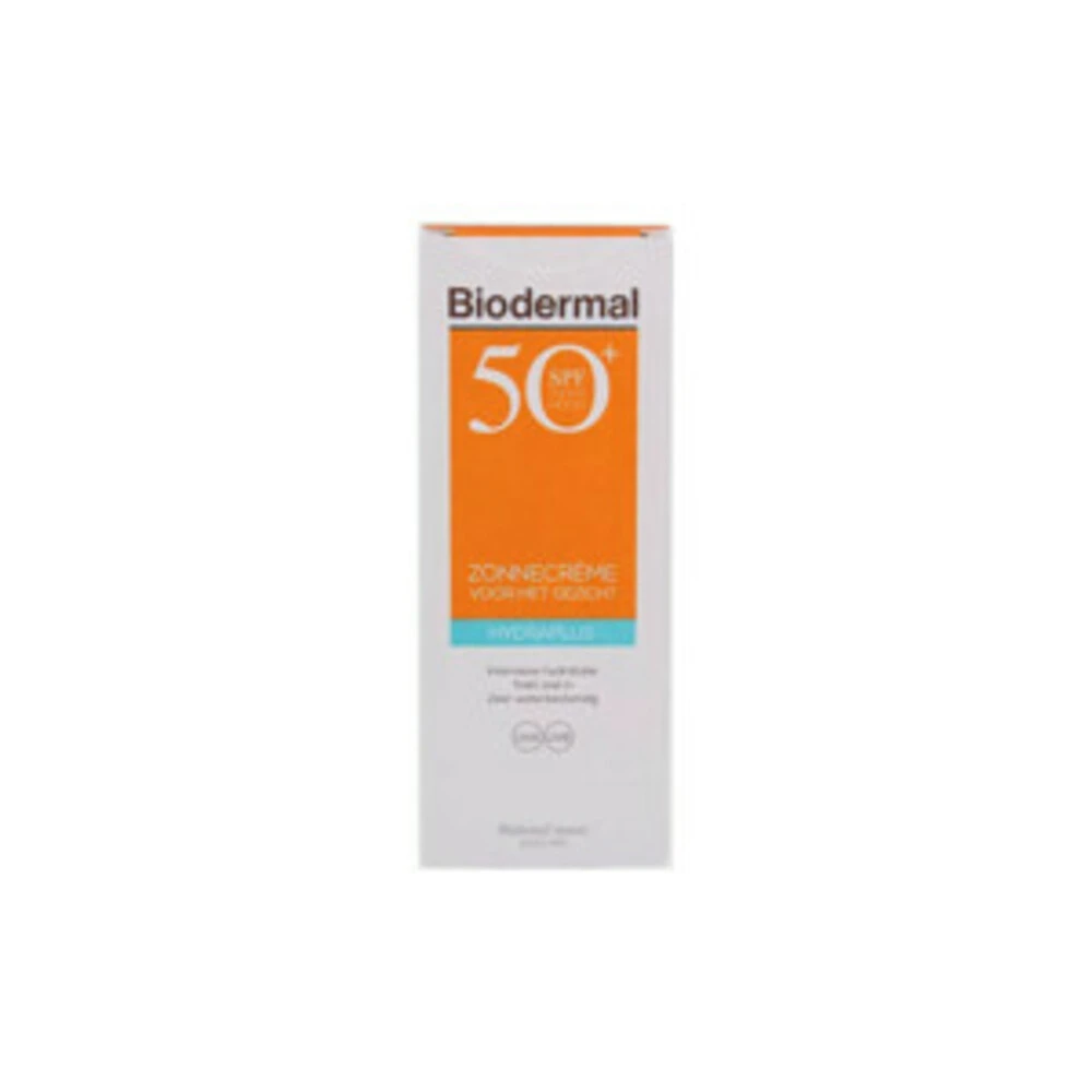 Biodermal Zonnecrème Gezicht Hydraplus SPF 50+ 2 Biodermal Zonnecrème Gezicht Hydraplus SPF 50+ - Afbeelding 2